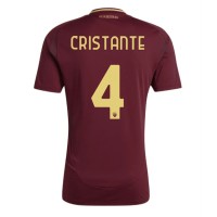 AS Roma Bryan Cristante #4 Domáci futbalový dres 2024-25 Krátky Rukáv